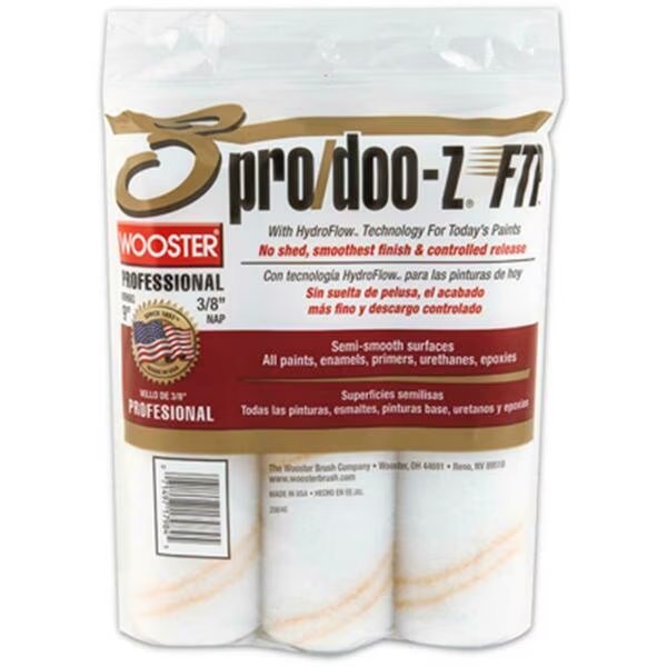 RR663-9 0.37 in. FTP Roller Cover, 3PK, Wooster, Mfr#: 193706